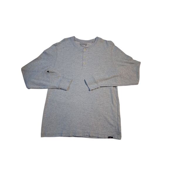 Faherty Sunwashed Men's size M Organic Cotton Grungecore Preppy Slub Henley Tee - Picture 2 of 16